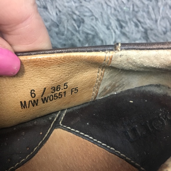 Reduced ‼️Brown and Red Born Loafers 36.5 - Picture 3 of 6